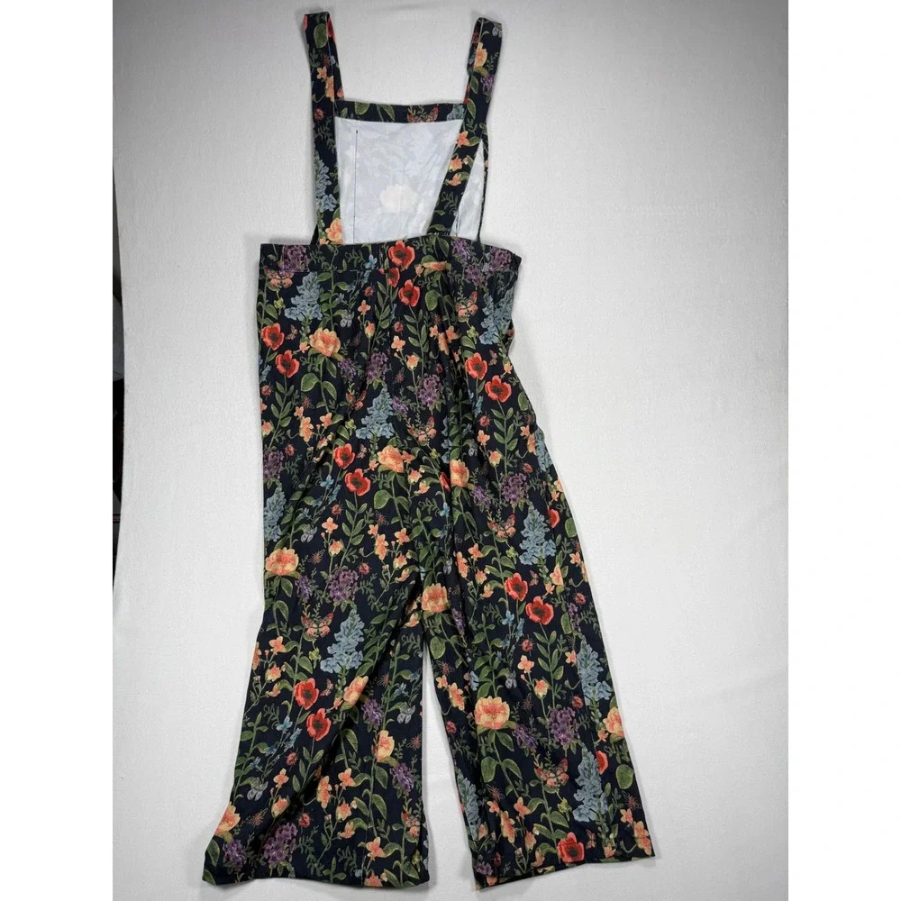 Cider Women Floral Corduroy Overalls Multi Color Wide Leg corduroy Size 1XL NWT - Picture 10 of 10